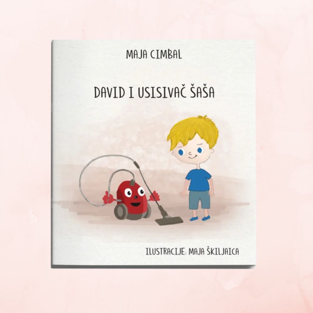 Promocija slikovnice David i usisivač Šaša - Djeca i odrasli okupljeni na promociji slikovnice u Gradskoj knjižnici Novalja, uživajući u druženju i čaroliji priče autorice Maje Cimbal.