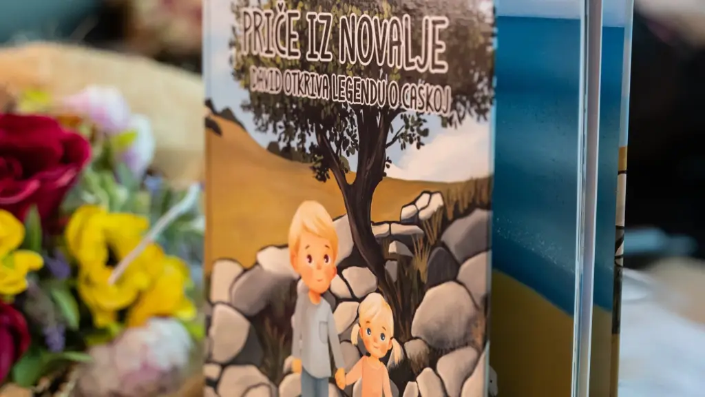 Promocija slikovnice Priče iz Novalje – David otkriva legendu o Caskoj u knjižnici Ivan Palčić u Novalji.
