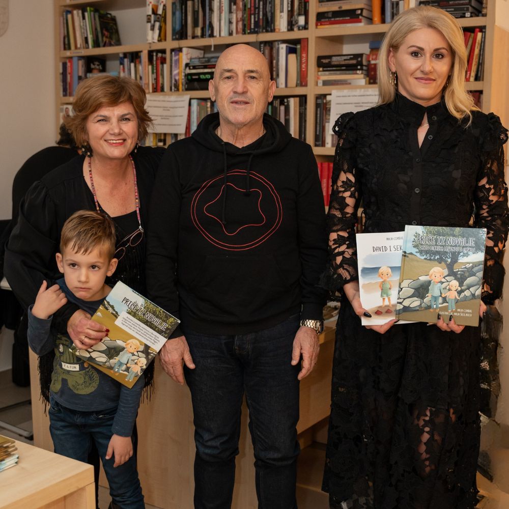 Promocija slikovnice Priče iz Novalje – David otkriva legendu o Caskoj u knjižnici Ivan Palčić u Novalji.
