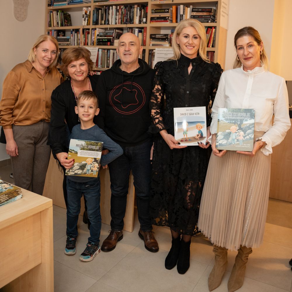Promocija slikovnice Priče iz Novalje – David otkriva legendu o Caskoj u knjižnici Ivan Palčić u Novalji.