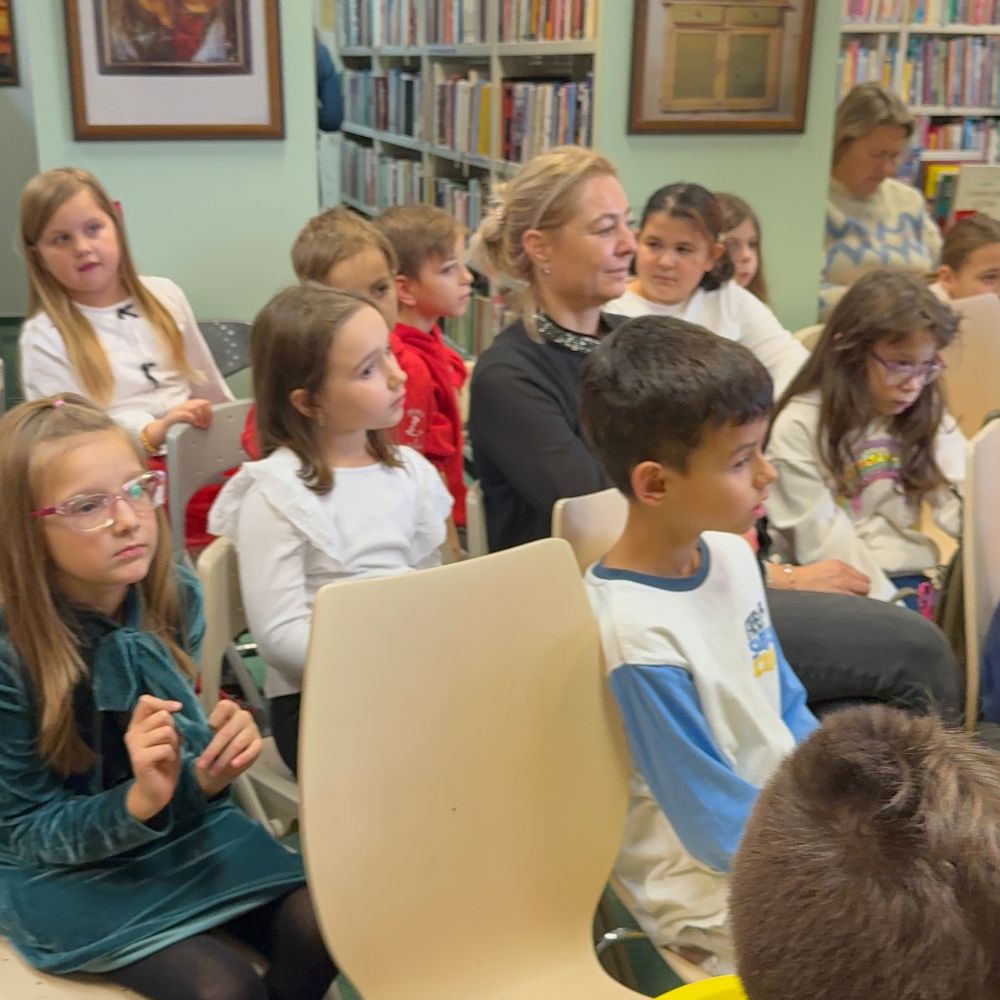 Gostovanje u Knjižnici Dubec – druženje i čitanje slikovnica za djecu.